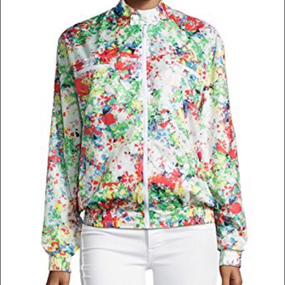 Catherine Malandrino Floral SoHo Windbreaker XS - Picture 2 of 8